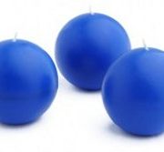 blue ball candles