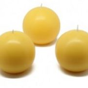 yellow ball candles