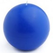 blue ball candle