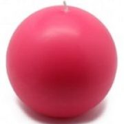 hot pink ball candle