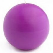purple ball candle