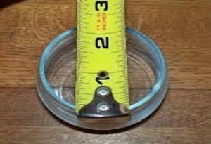 measuring candle for candle holder
