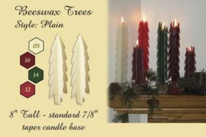 beeswax tree candles