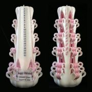 hand carved birthday candle