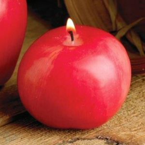 red apple candles
