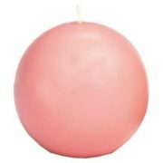 ball candle in pink