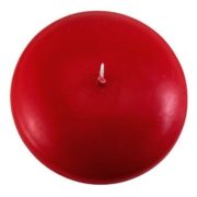 red ball candle, sphere candle