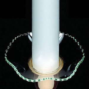 fluted candle bobeche
