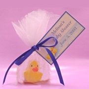 Rubber Ducky candle baby shower favor
