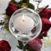 3 inch round floating candle
