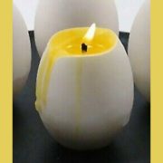 Yoke egg candles