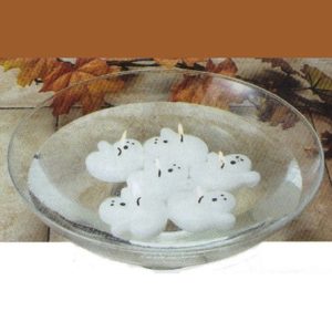 ghost floating candles for Halloween