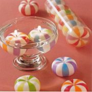 pinwheel floating candles