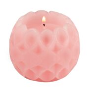 pink candle lantern