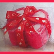 packaging for heart-shaped pillar candles