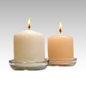 3x3 pillar candle