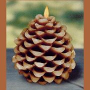 pine cone candles