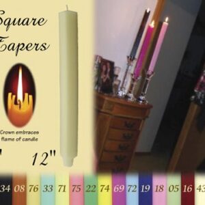 square taper candles