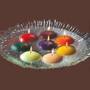 floating disc candles measure 2.25 inch