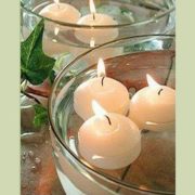 floating candle centerpiece