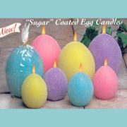 Easter egg candles